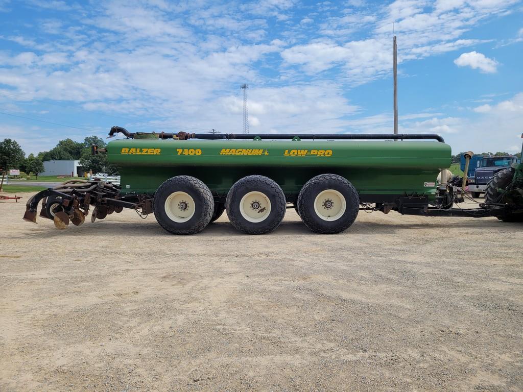 Balzer 7400 Low Profile Manure Applicator Tank