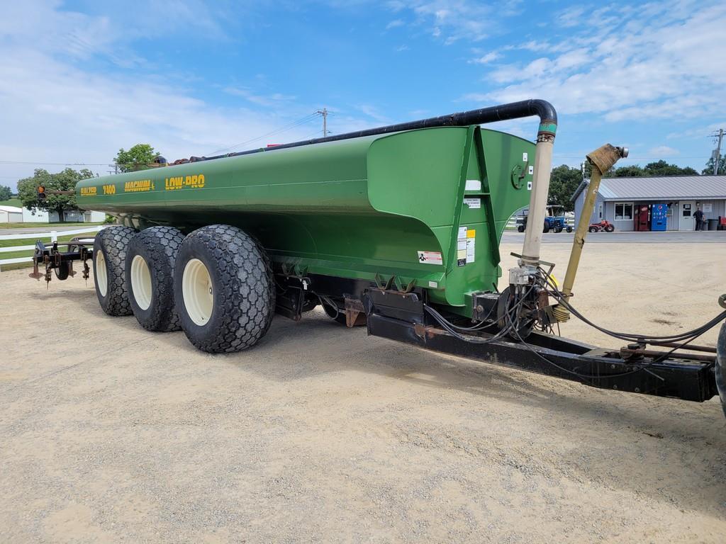 Balzer 7400 Low Profile Manure Applicator Tank