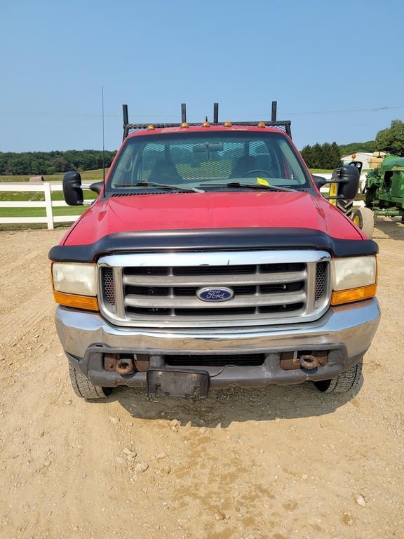 1999 Ford F550 Flat Bed Pick Up Truck