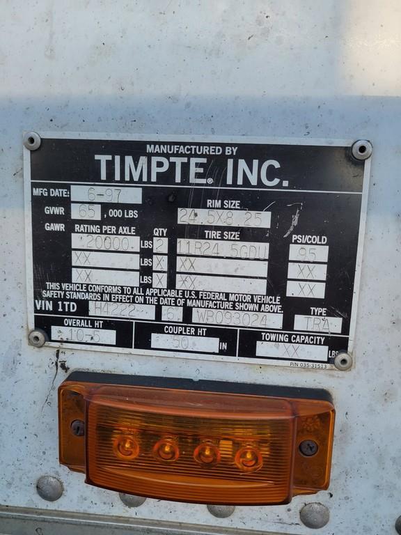 1997 Timpte 42' Hopper Bottom Grain Trailer