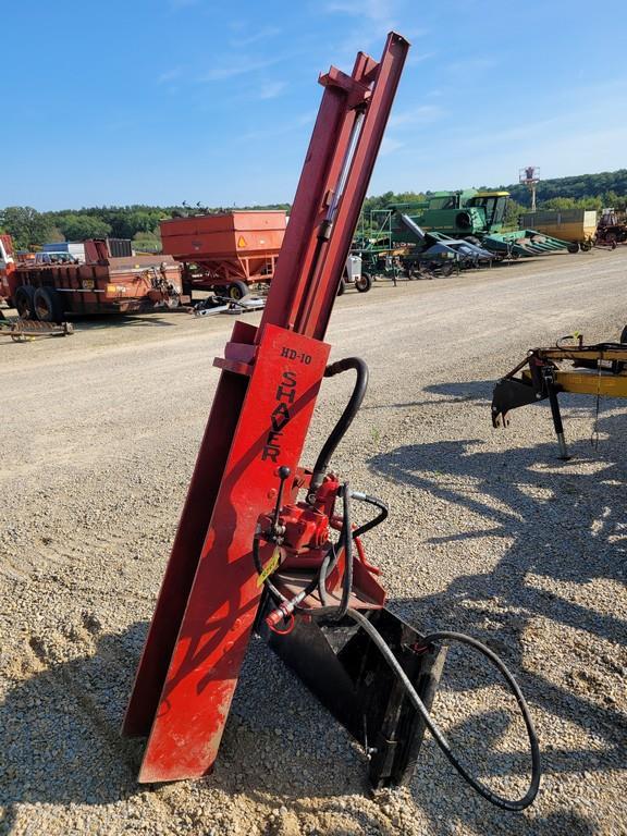 Shaver Skid Steer Post Pounder