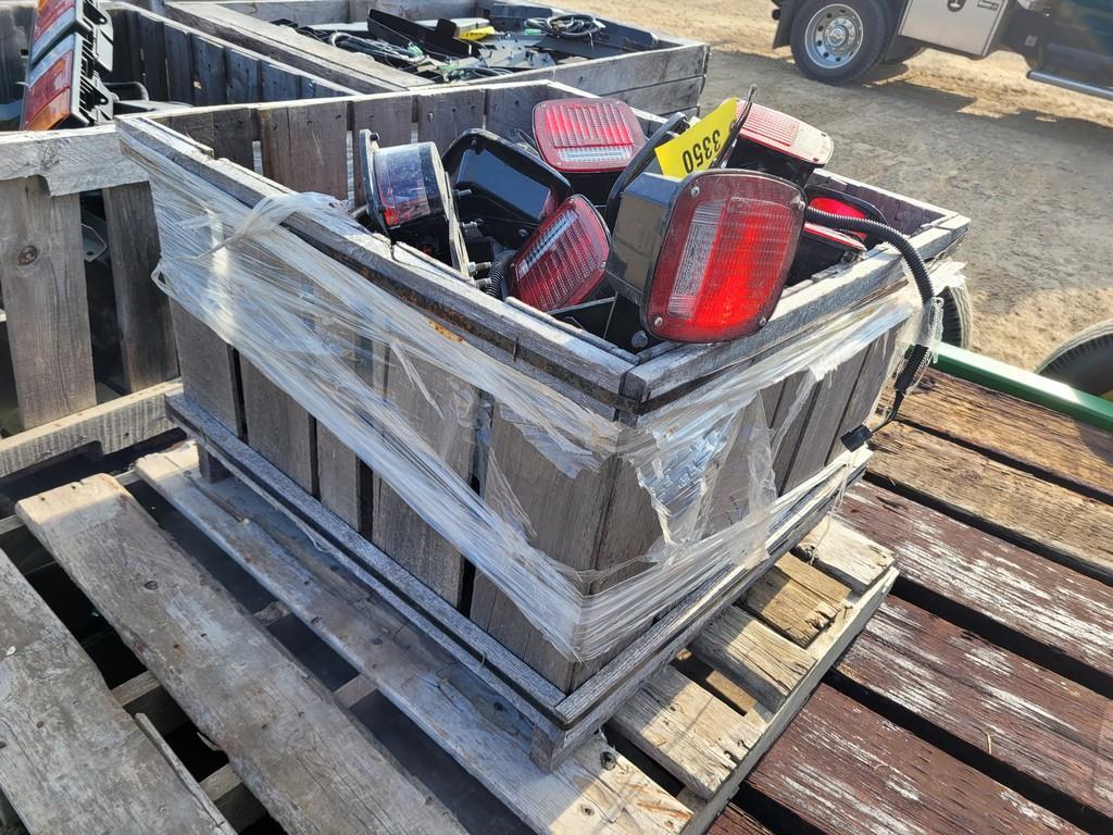 Crate Of New Truck Take Off Lights