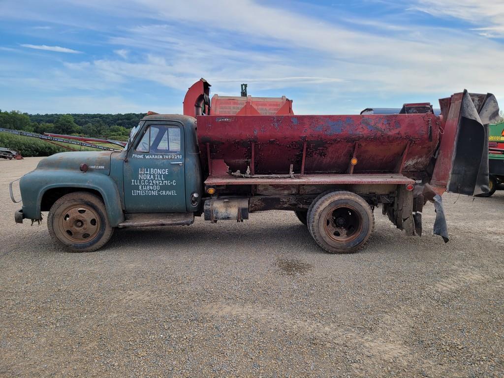 Ford F600 Lime Spreader Truck