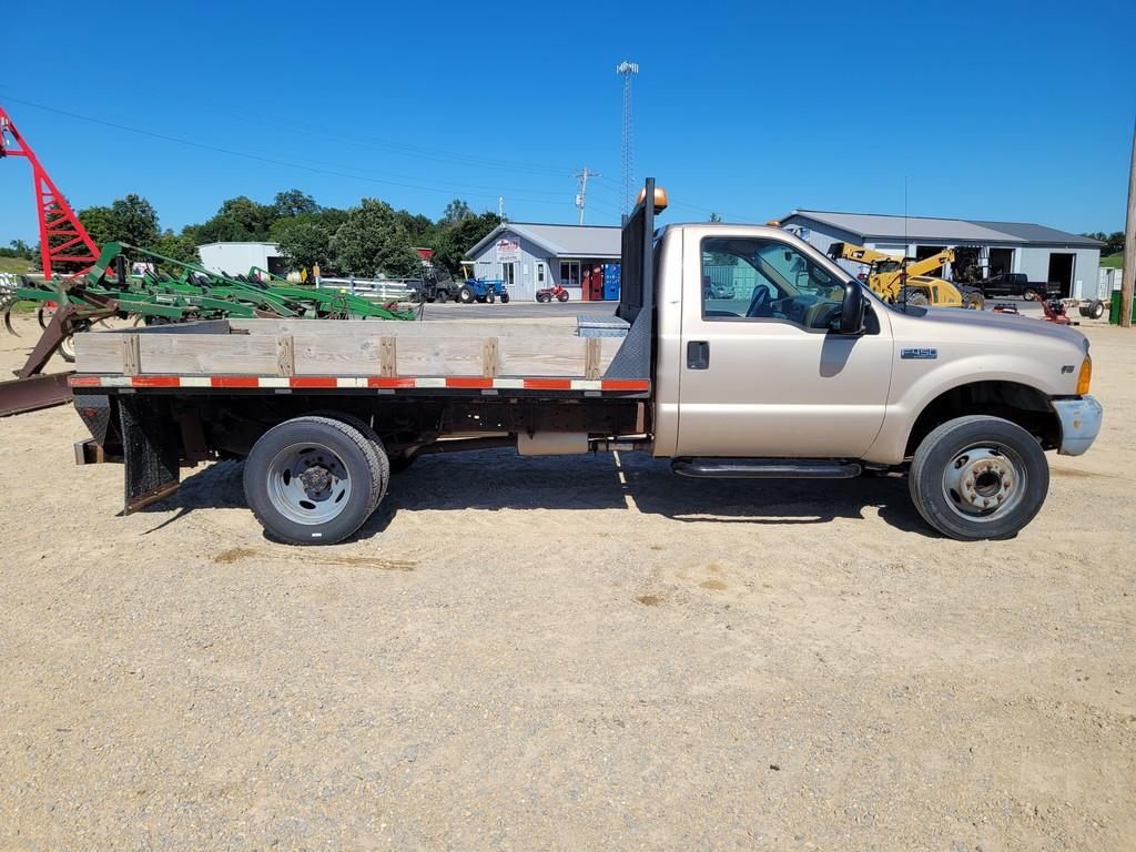 1999 Ford F450 Flat Bed Pick Up Truck
