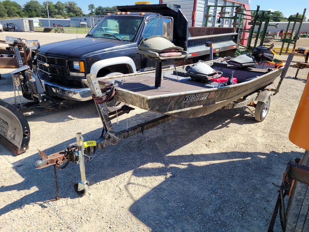 Lower 14' Aluminum Boat