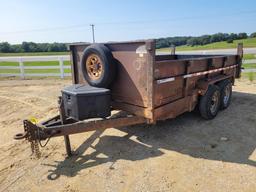 2012 Quality Steel & Aluminum 14' Dump Trailer