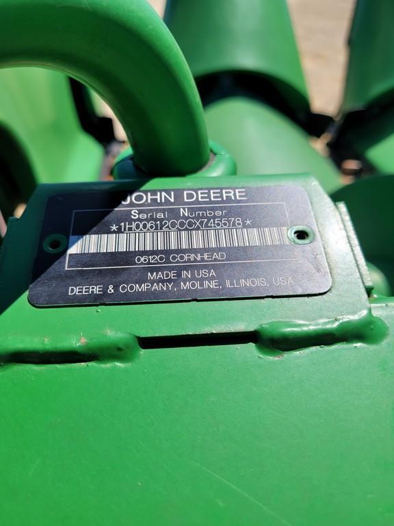 2012 John Deere 612C Corn Head