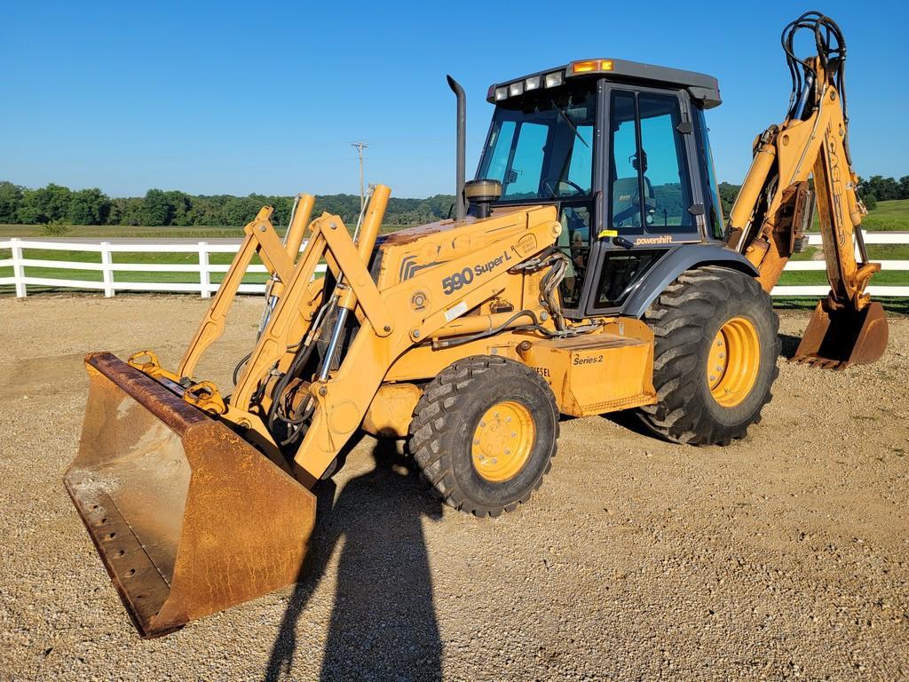 Case 590 Super L Loader Backhoe