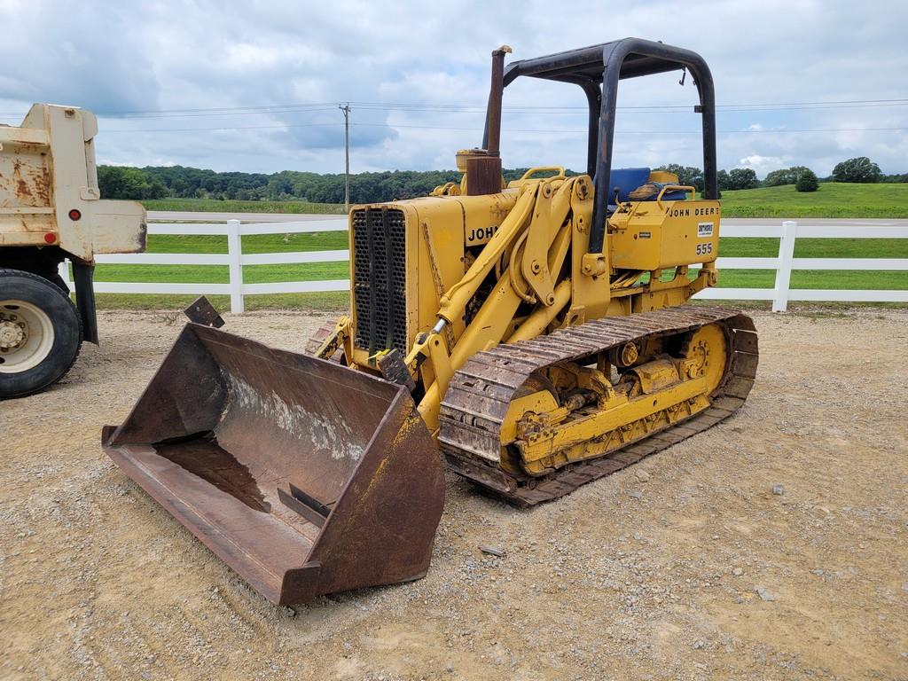 John Deere 555 Crawler Loader