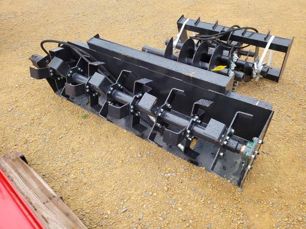 New 72" Skid Steer Rototiller