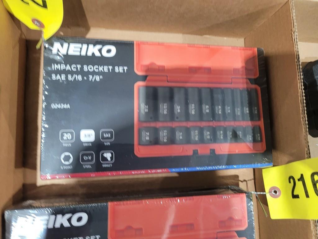 Neiko 3/8" 20pc SAE Impact Socket Set