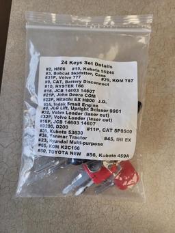 New Heavy Equipment 24 Key Set