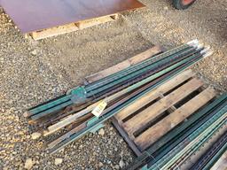 20 - 6'6" Steel Fence Posts