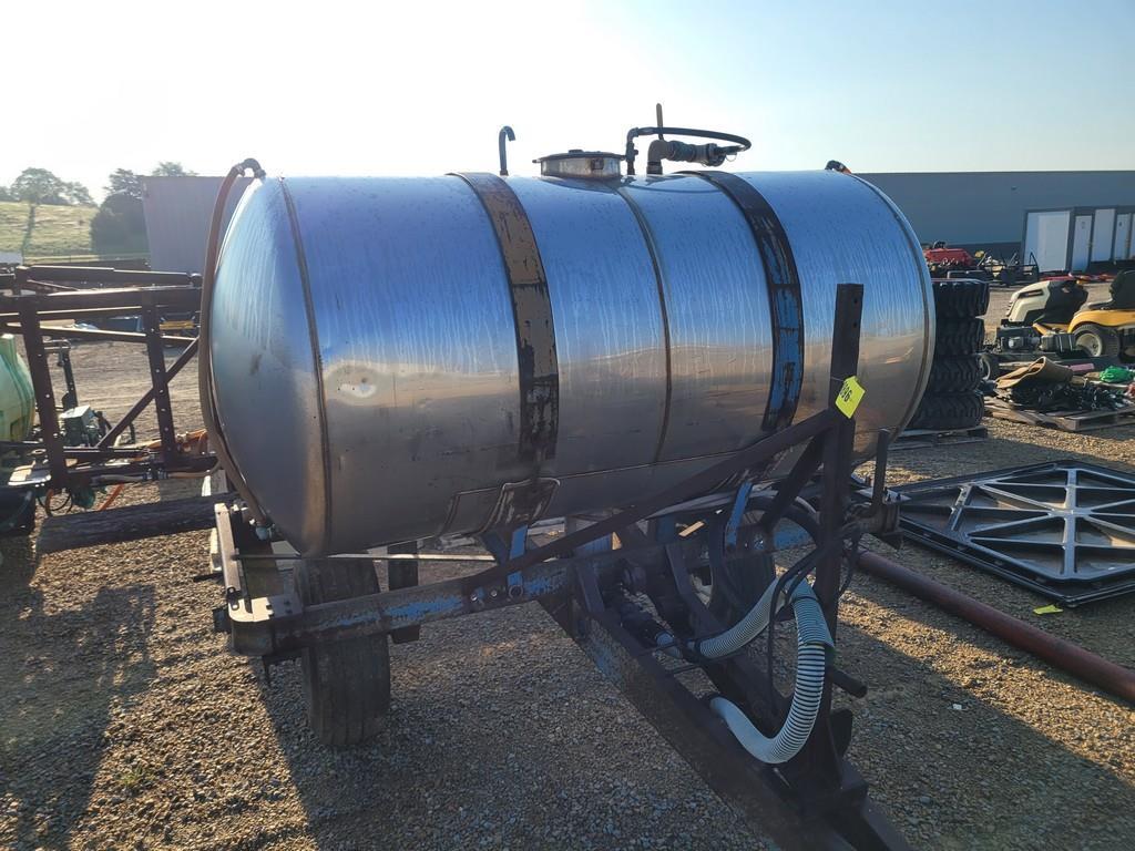 500 Gallon Stainless Steel Tank Sprayer