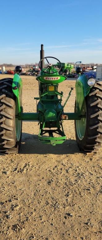 OLIVER 770 GAS TRACTOR, RESTORED