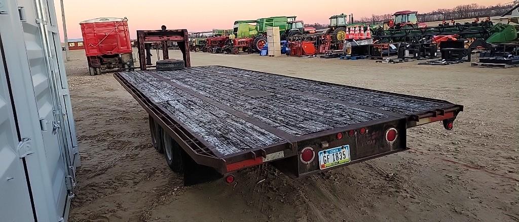 1988 HOLDEN IND GOOSENECK FLATBED TRAILER