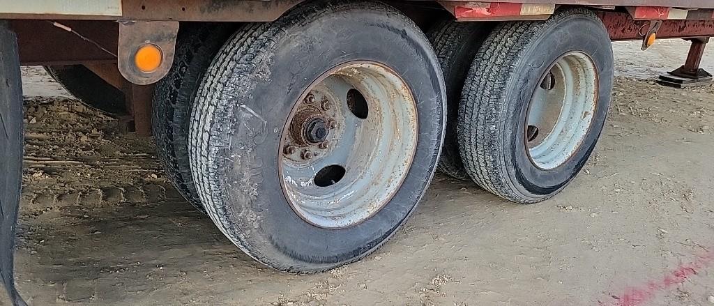 1988 HOLDEN IND GOOSENECK FLATBED TRAILER