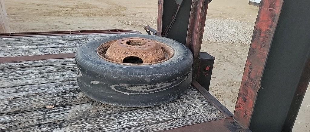 1988 HOLDEN IND GOOSENECK FLATBED TRAILER