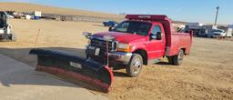 1999 FORD F450 TRUCK, 4 X 4, V10 GAS