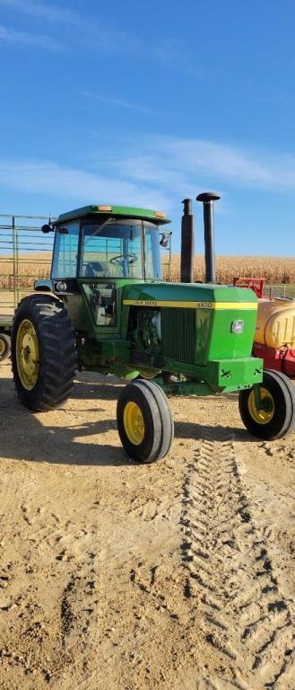 JOHN DEERE 4430 TRACTOR- D, CAB/A/H- QUAD RANGE