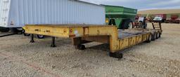 1966 LOAD KING LOW BOY SEMI TRAILER