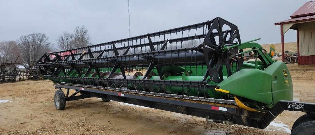 JOHN DEERE 630F HYDRA FLEX BEAN PLATFORM