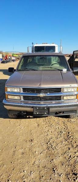 1995 CHEVY K1500 TRUCK, EXT CAB, 4WD