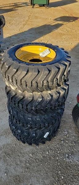 ( 4) NEW CAMSO 12 X 16.5 SKID STEER TIRES