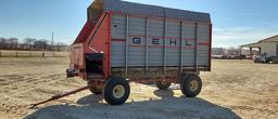 GEHL 970 SILAGE WAGON- USED THIS FALL