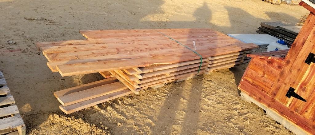 BUNDLE OF CEDAR LUMBER