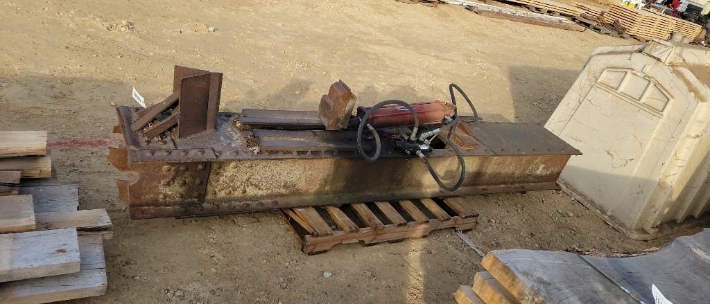 HOMEMADE LOG SPLITTER