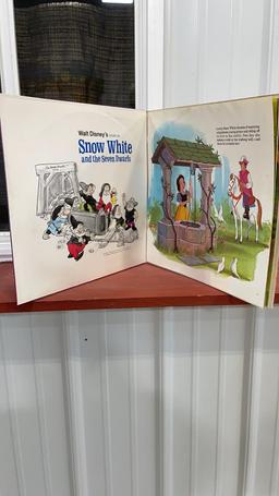 8- WALT DISNEY ILLUSTRATED BOOKS W/ 38 LP RECORDS