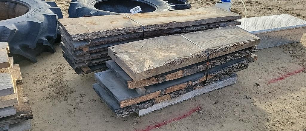 PALLET ASH SLAB LUMBER UP TO 7' LENGTHS