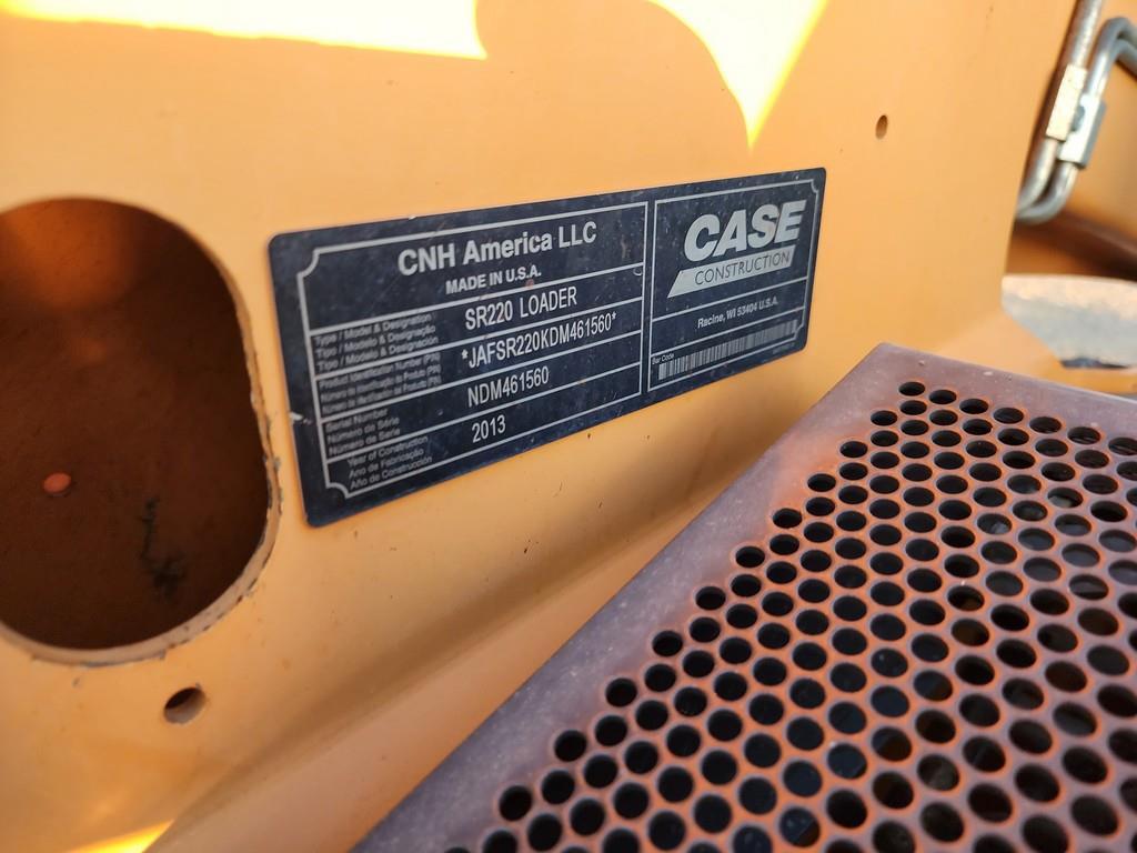 2013 Case SR220 Skid Steer