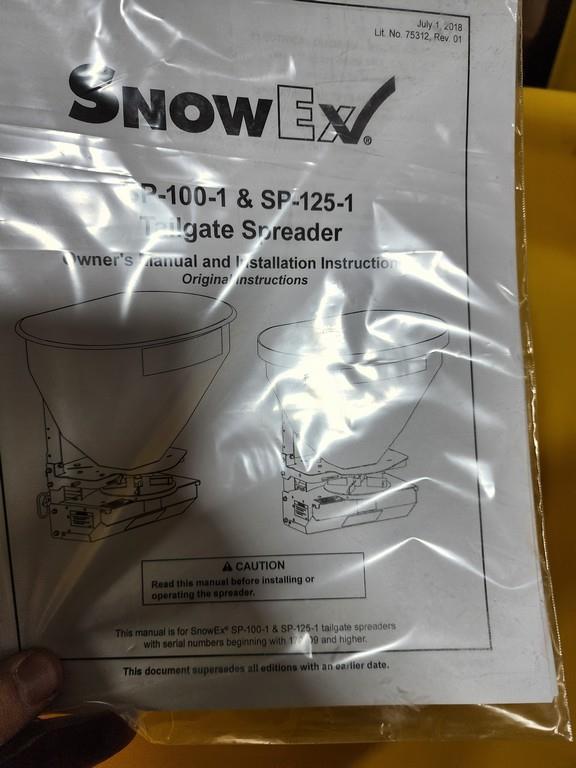 New SnowEx SP125-1 Rear Tailgate Spreader