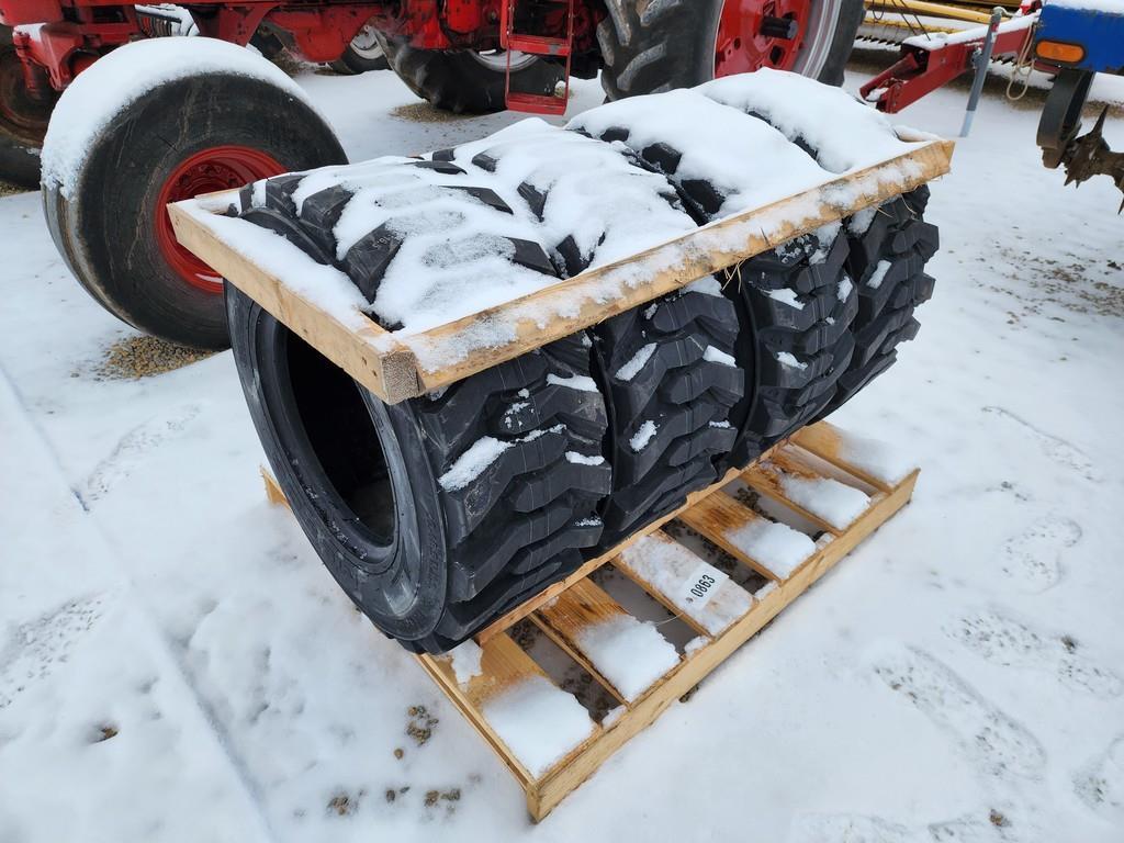 New 12x16.5 Skid Steer Tires