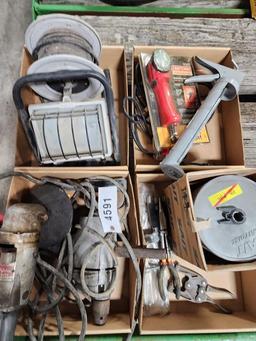 (4)-Boxes Of Tools & Misc