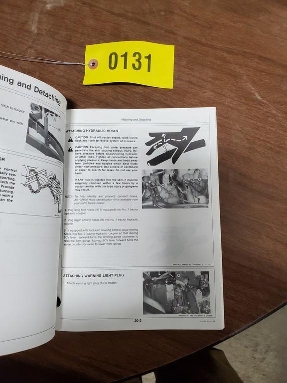 John Deere 640 Disk Manual