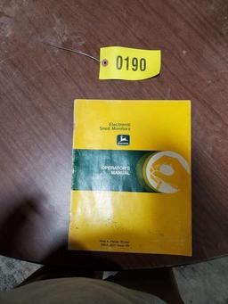 John Deere Electronic Seed Monitor Manual