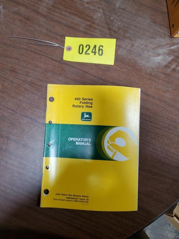 John Deere 400 Rotary Hoe Manual