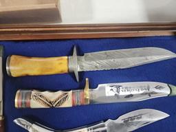 5 - Knives & Wooden Case