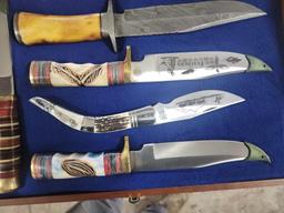 5 - Knives & Wooden Case