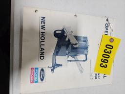 New Holland 358 Mixer Mill Manual