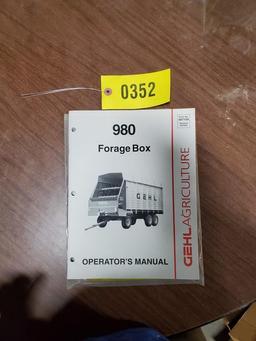 Gehl 980 Chopper Box Manual