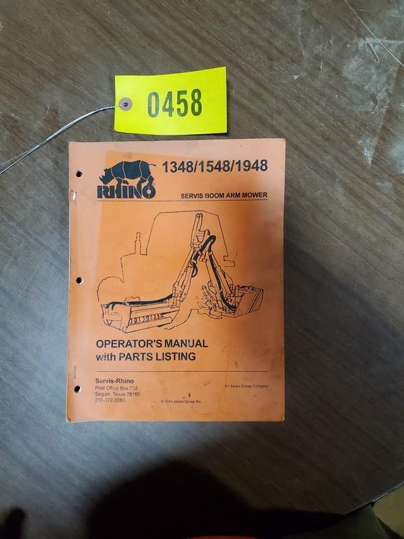 Rhino 1348-1948 Boom Arm Mower Manual
