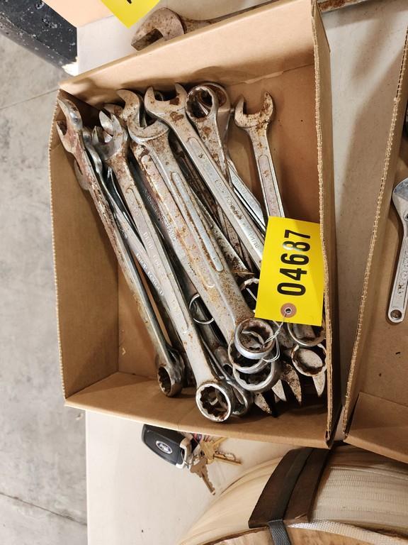 Box Of Open Ended Wrenches