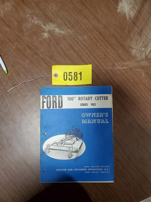 Ford 902 Series Rotary Cutter Manual