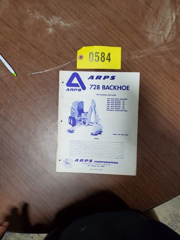 ARPS 728 Backhoe Manual