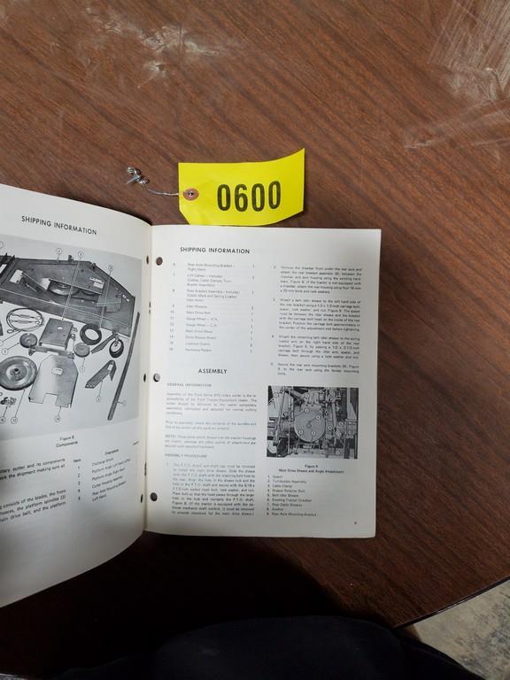 Ford 915 Series Rotary Cutter Manual