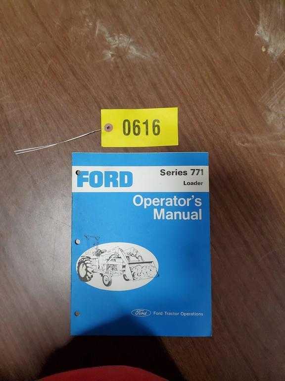 Ford 771 Loader Manual